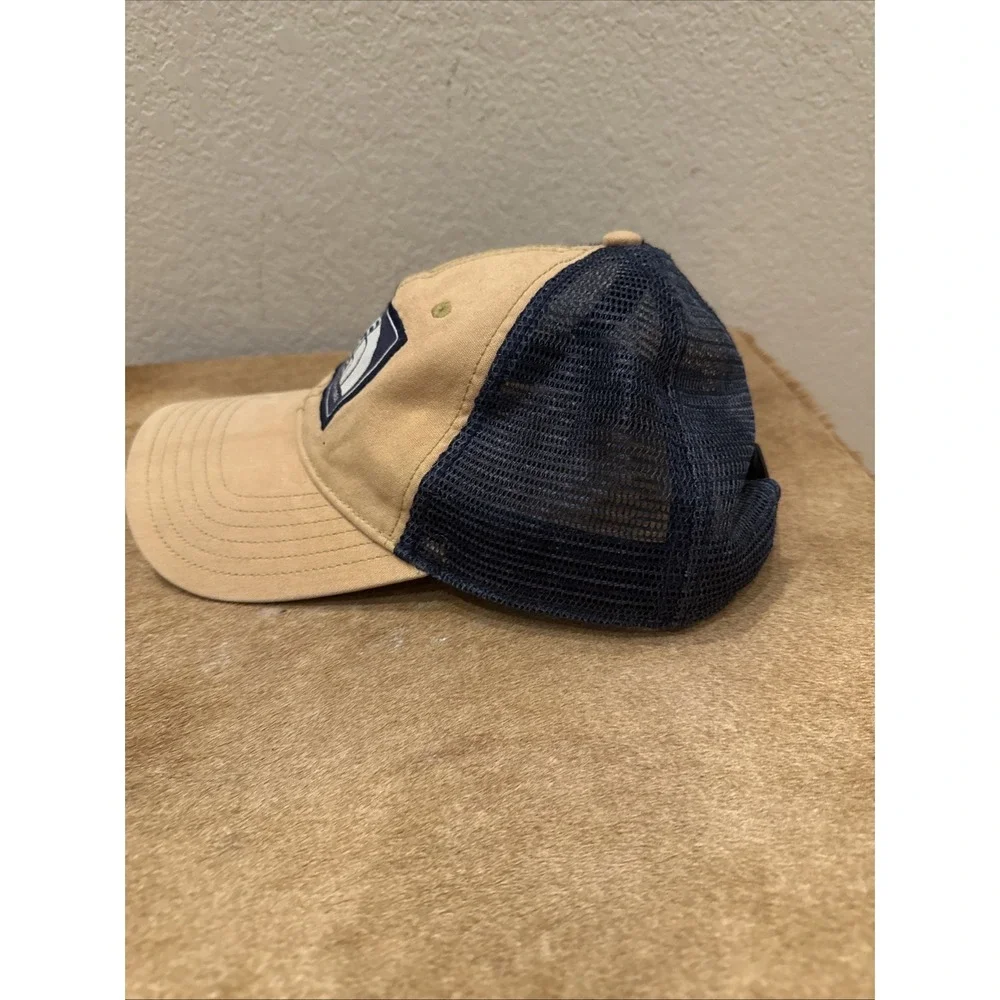 The North Face Mens Trucker Hat Cap Tan Beige‎ Mesh Back Canvas Snapback